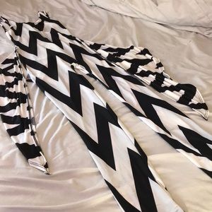 Black and white zebra Jumpsuit